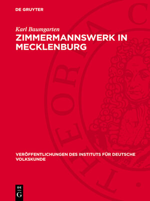 cover image of Zimmermannswerk in Mecklenburg